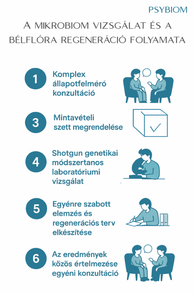 A genetikai (shotgun alapú) mikrobiom vizsgálat és bélflóra vizsgálat, bélflóra regenerálás folyamata, mikrobiom vizsgálat szeged, mikrobiom vizsgálat ára, mikrobiom vizsgálat egészségpénztár